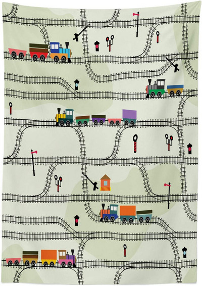 Óceán terítő Napsütéses nyári nap a homokos tengerparton Nyugodt parton Négyszögletű asztaltakaró étkező konyhához kandalló