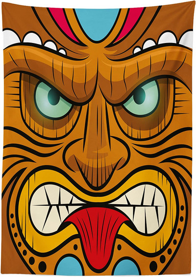 Óceán terítő Napsütéses nyári nap a homokos tengerparton Nyugodt parton Négyszögletű asztaltakaró étkező konyhához kandalló