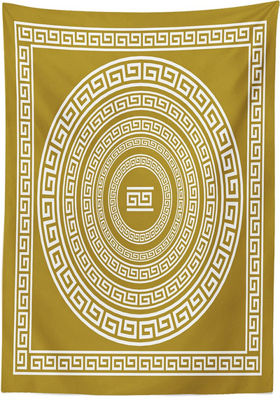 Óceán terítő Napsütéses nyári nap a homokos tengerparton Nyugodt parton Négyszögletű asztaltakaró étkező konyhához kandalló