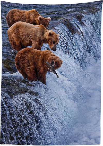 Óceán terítő Napsütéses nyári nap a homokos tengerparton Nyugodt parton Négyszögletű asztaltakaró étkező konyhához kandalló