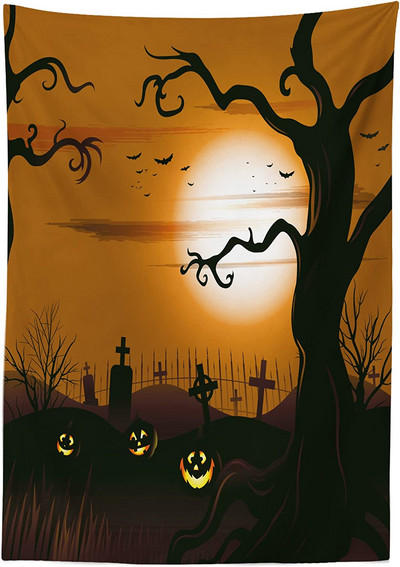 Óceán terítő Napsütéses nyári nap a homokos tengerparton Nyugodt parton Négyszögletű asztaltakaró étkező konyhához kandalló