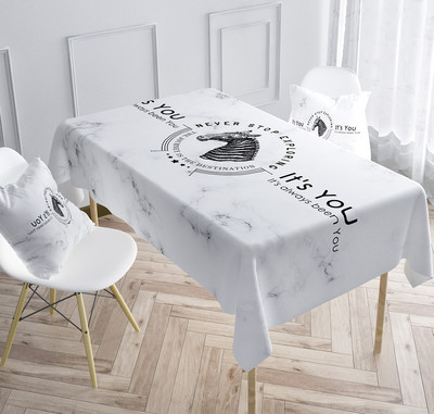 Egyszerű divat Vízálló terítő Étkezőasztal Esküvői buli Téglalap alakú terítő Ünnep Konyha Dekoráció Kiegészítők Kandalló