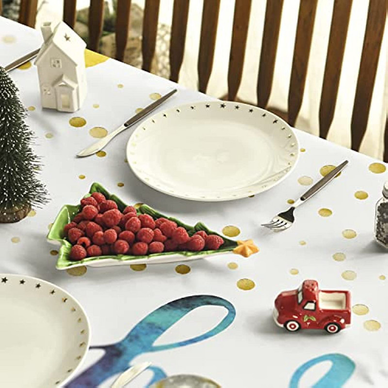 Hanuka dekoracija Perivi stolnjak Svijeće Blagdanska obiteljska zabava Dekoracija blagovaonice Stolić za kavu Uređenje doma Vodootporni stolnjak