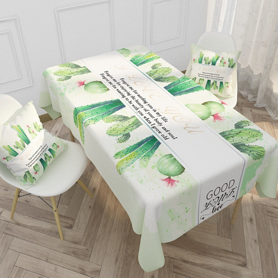 Nordic Elk ūdensizturīgs galdauts mājsaimniecības virtuves galda apdares piederumi Taisnstūra galdauts kāzu dekors Mantel