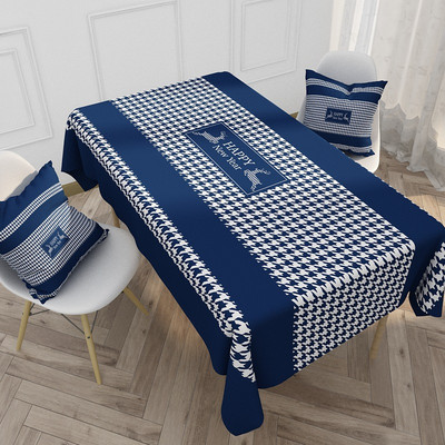 Nordic Elk ūdensizturīgs galdauts mājsaimniecības virtuves galda apdares piederumi Taisnstūra galdauts kāzu dekors Mantel