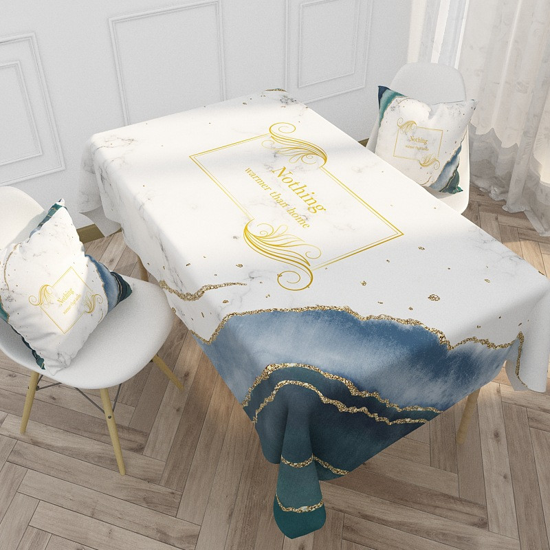 Nordic Elk ūdensizturīgs galdauts mājsaimniecības virtuves galda apdares piederumi Taisnstūra galdauts kāzu dekors Mantel