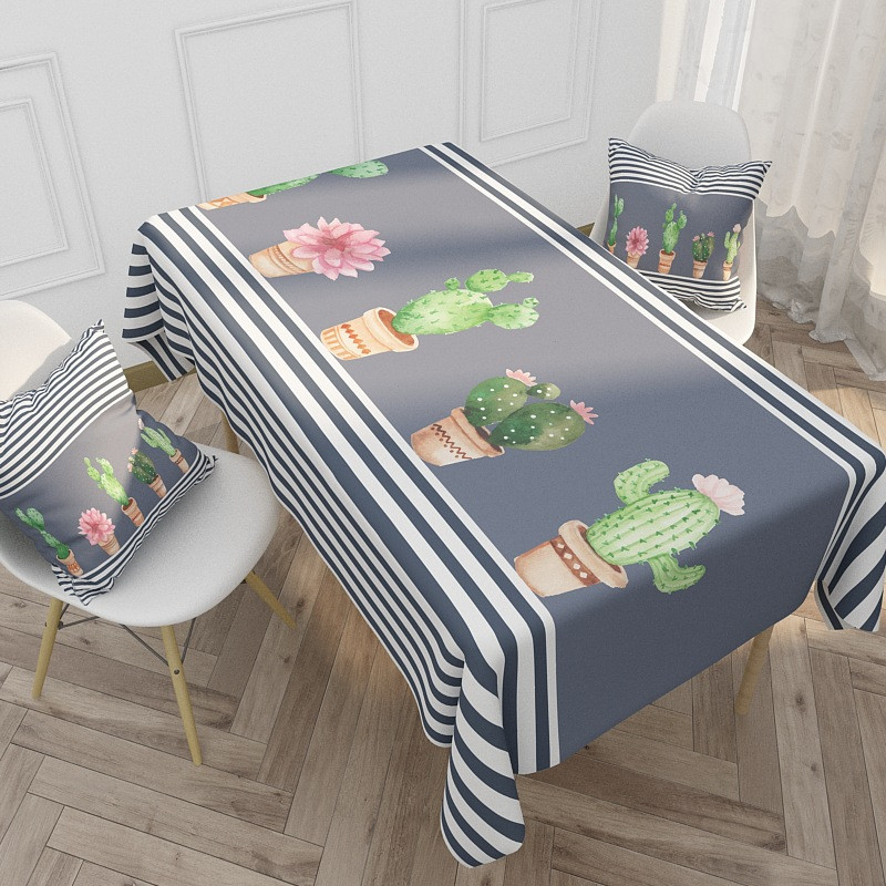 Nordic Elk ūdensizturīgs galdauts mājsaimniecības virtuves galda apdares piederumi Taisnstūra galdauts kāzu dekors Mantel