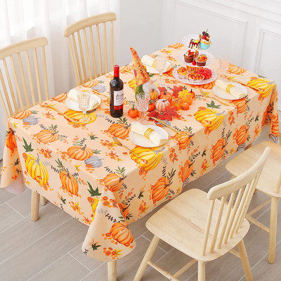 Sivi vodootporni stolnjak Modni izdržljivi rustikalni dekor za vjenčanje Pravokutni pokrivač za stol Praznična zabava Dodaci za kuhinjski dekor