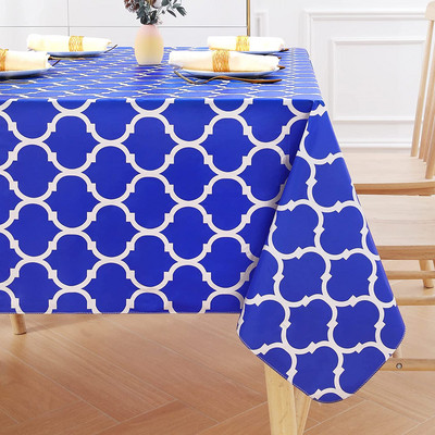 Sivi vodootporni stolnjak Modni izdržljivi rustikalni dekor za vjenčanje Pravokutni pokrivač za stol Praznična zabava Dodaci za kuhinjski dekor