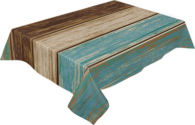 Aqua krizantēmas ziedi ūdensizturīgi galdauti pelēki ziedu taisnstūra galda pārklājs kāzu dekorēšanai mājas ballīšu galda virsmā