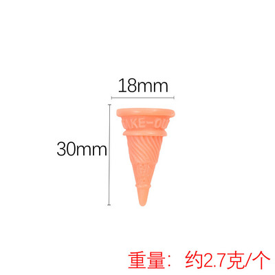 10 gab. Resin Kawaii saldējuma čiekuri Miniatūri Cabochon Scrapbooking Aksesuāri Rīki Plakans, plakans, diy, šarms Materiāls Amatniecība