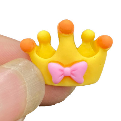 20 vnt. Naujas mielas mini animacinis filmas karūna vaivorykštės debesis, plokščia nugara Derva, iškarpų knyga „pasidaryk pats“ papuošalai, ausiniai, amatų dekoravimo priedai