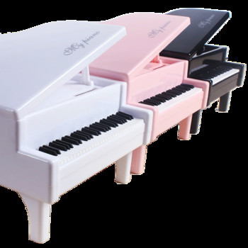 Creative Children Piano Piggy Bank Gift School Daily Necessities Πλαστικός Κουμπαράς