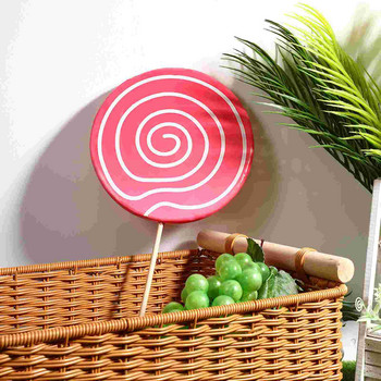 Реквизит за бонбони Lollipop Фалшиви коледни декорации Гигантски реквизит Снимка Хелоуин Бастун Candyland Надуваема лента за глава