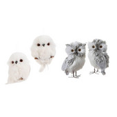 Ziemassvētku mākslīgās pūces kulons 2gab/komplekts Dzīvnieku rotājumu dekoru piederumi