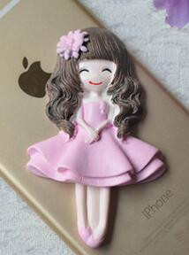 2GAB Karikatūra kawaii meitene Sveķi Plakana mugura Cabochon Miniatūra pārtika Mākslas piederumi Dekorācijas šarms Amatniecība, DIY 85x50mm