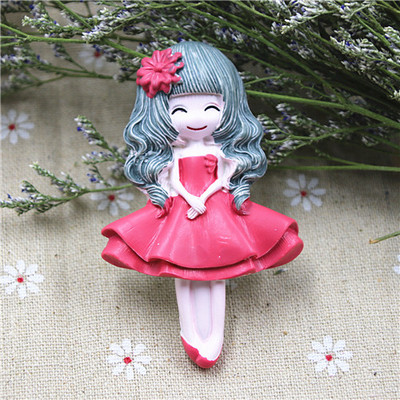 2GAB Karikatūra kawaii meitene Sveķi Plakana mugura Cabochon Miniatūra pārtika Mākslas piederumi Dekorācijas šarms Amatniecība, DIY 85x50mm