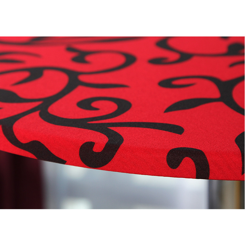 Apvali spausdinta staltiesė, vandeniui atspari neslidi elastingi stalo užtiesalai Viešbučio namų stalo apsauginė apdaila 60/70/80/90cm