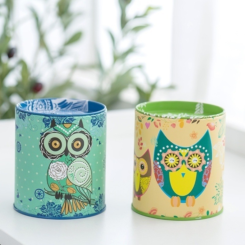 Jauka Cūciņa banka monētu kastīte Juvelierizstrādājumu kastītes glabāšana Jauka mini skārda kastīte dāvanu uzglabāšanas kastīte Monētu ietaupījumi