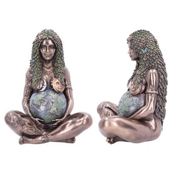 Διακοσμητικά από ρητίνη αγάλματος Mother Earth Millyear Gaia crafts Mother Earth covers Θεά στολίδια οικιακά είδη σαλονιού