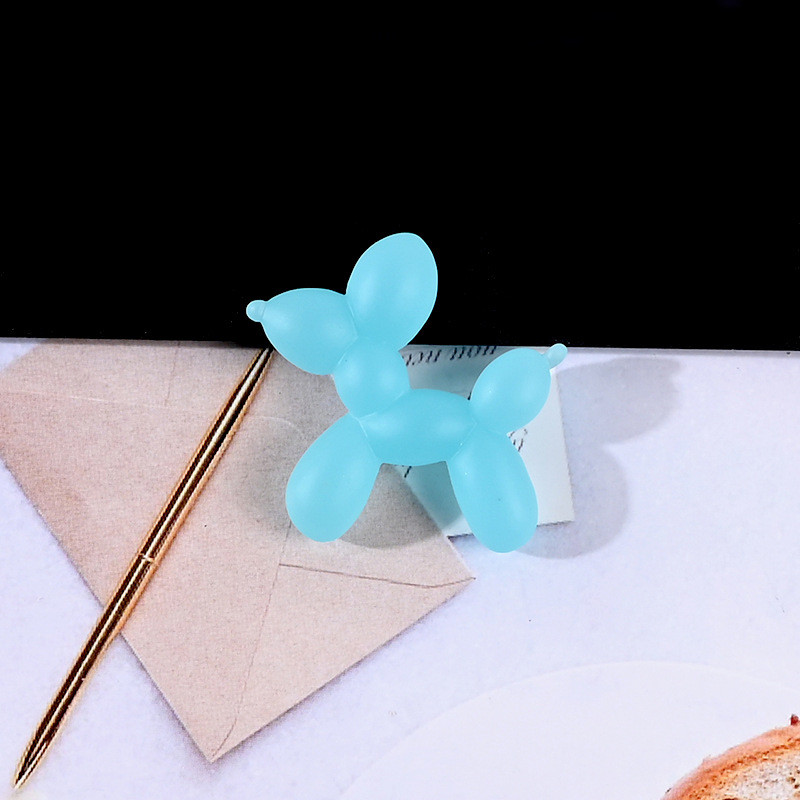 15 vnt. Mielas mini gyvūnas balionas, šuo, meškos derva, plokščia nugara kabošono lėlių namelio amatų puošmena Miniatiūrinis sodo fėjos papuošalas