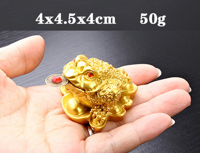 6 stilova Feng Shui žaba SRETNI Ukrasi od smole Novac Bogatstvo Zlatna žaba Novčić žaba Ukrasi za kućni ured Sretni darovi