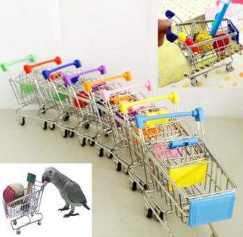 Simulation Hand Trolleys Supermarket Pretend Play Toy Mini Καλάθι αγορών Παιδικά παιχνίδια Παιδικό δωμάτιο Επιτραπέζια αποθήκευση Καλάθι Διακόσμηση σπιτιού