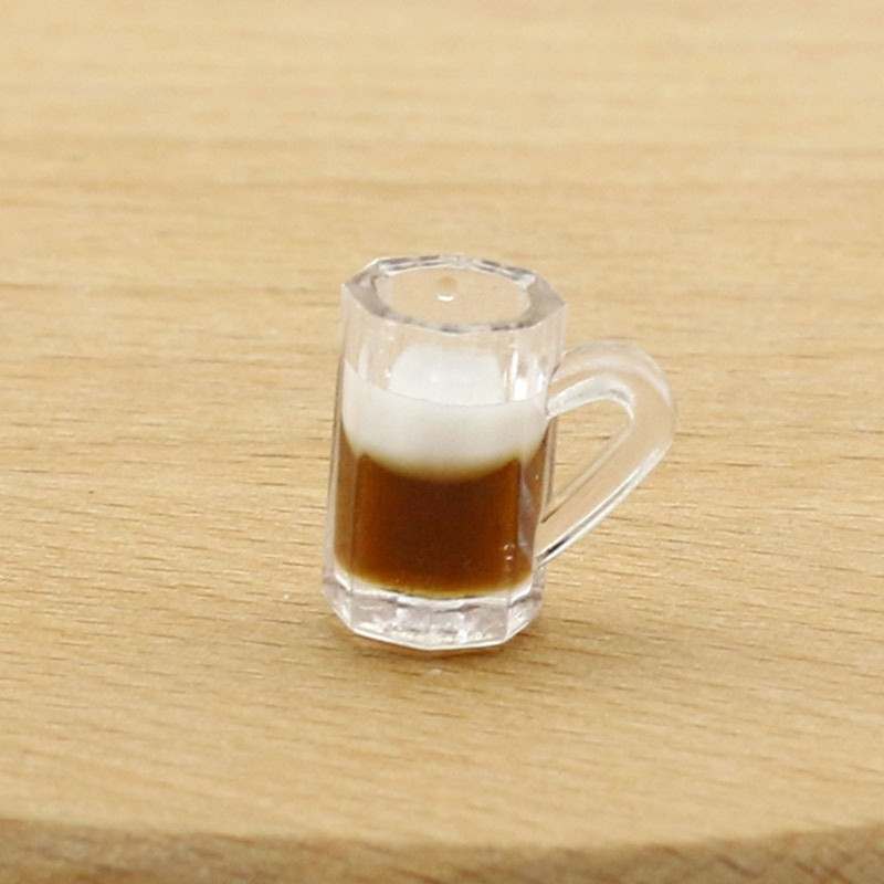 10 tükki Simulatsioonid õlletopsid Nukumaja Mini õlletopsid Klaasid Vaik Miniatuurid Tassid Modellid Fotorekvisiidid B03E