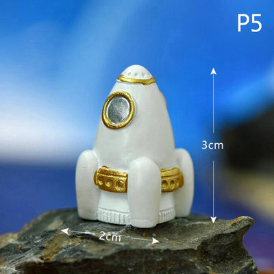 Gyanta Űrhajós díszek Modern otthoni könyvespolc asztali dekoráció Űrhajós szobor szobor modell Kreatív születésnapi ajándék