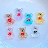 30Gb. Jauns, gudrs, mini dāvanu mezgls, lācis, plakana mugura, sveķu kabošoni.