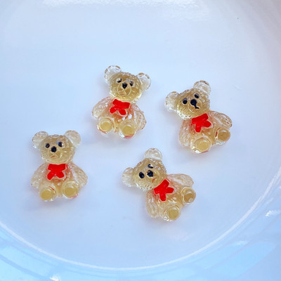 30Gb. Jauns, gudrs, mini dāvanu mezgls, lācis, plakana mugura, sveķu kabošoni.