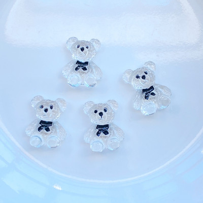 30Gb. Jauns, gudrs, mini dāvanu mezgls, lācis, plakana mugura, sveķu kabošoni.