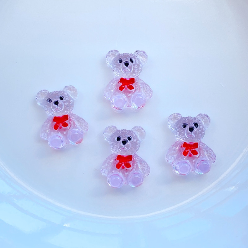 30Gb. Jauns, gudrs, mini dāvanu mezgls, lācis, plakana mugura, sveķu kabošoni.