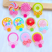 10 vnt. Nauja miela akrilo ledinukų serija plokščia nugara Cabochon Scrapbooking Hair Bow centro puošmenos „pasidaryk pats“ priedai