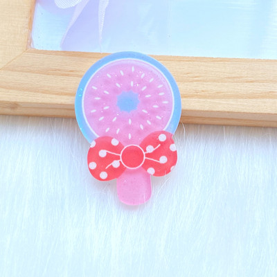 10 vnt. Nauja miela akrilo ledinukų serija plokščia nugara Cabochon Scrapbooking Hair Bow centro puošmenos „pasidaryk pats“ priedai