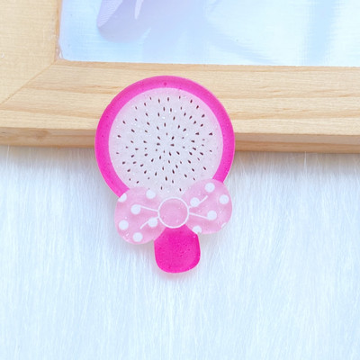 10 vnt. Nauja miela akrilo ledinukų serija plokščia nugara Cabochon Scrapbooking Hair Bow centro puošmenos „pasidaryk pats“ priedai