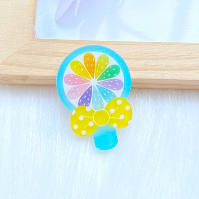 10 vnt. Nauja miela akrilo ledinukų serija plokščia nugara Cabochon Scrapbooking Hair Bow centro puošmenos „pasidaryk pats“ priedai