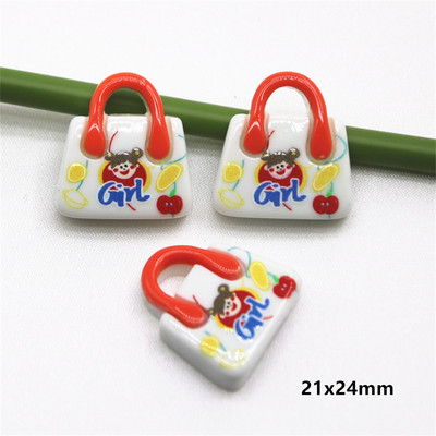 10 vnt. dervos maišeliai Juokingi plokščia nugara Resin Cabochon Flatbacks Telefono dekoravimas DIY Scrapbooking Priedai