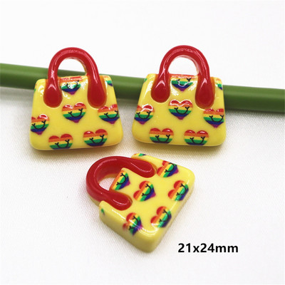 10 vnt. dervos maišeliai Juokingi plokščia nugara Resin Cabochon Flatbacks Telefono dekoravimas DIY Scrapbooking Priedai