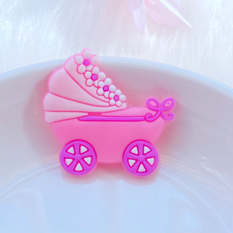 10db új aranyos nyúl, popsicle sorozat PVC rugalmas ragasztó lapos hátú barkács Scrapbook díszítéssel telefon kézműves dekoráció