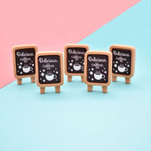 20kom/lot Simulacija mini daske za kavu Flatback Resin Cabochon Ukrasi Dekoracija kućice za lutke Dodaci za DIY albume