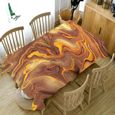 Modes marmora galdauts taisnstūrveida kafijas galdiņš restorāns kāzu dekors ūdensizturīgs virtuves galdauts kamīna pārsegs