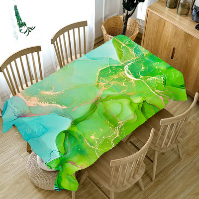 Modes marmora galdauts taisnstūrveida kafijas galdiņš restorāns kāzu dekors ūdensizturīgs virtuves galdauts kamīna pārsegs