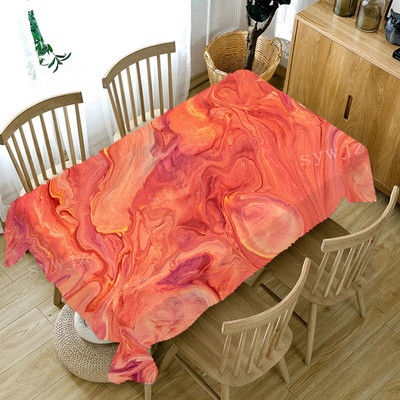 Modes marmora galdauts taisnstūrveida kafijas galdiņš restorāns kāzu dekors ūdensizturīgs virtuves galdauts kamīna pārsegs