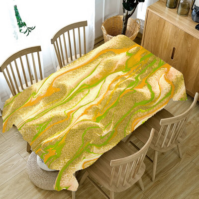 Modes marmora galdauts taisnstūrveida kafijas galdiņš restorāns kāzu dekors ūdensizturīgs virtuves galdauts kamīna pārsegs