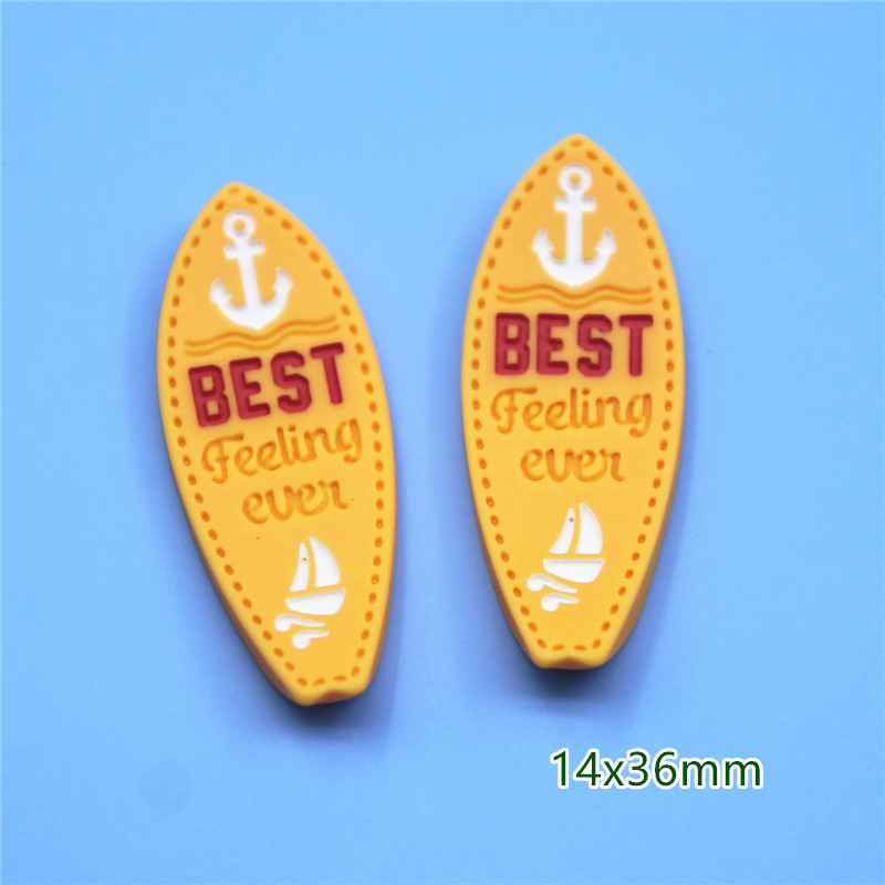 10 vnt. Krabas / Buriavimas / Šlepetės / Delfinai / Dreifavimas / Žuvėdra / Žuvų derva Plokščia nugara "Pasidaryk pats" Hair Bow Center Scrapbooking amatai