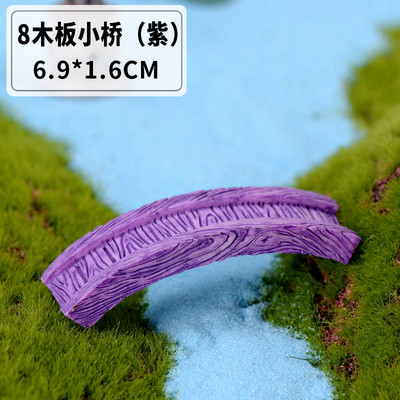 Ierobežots ķīniešu stila ornaments dārza dekorēšanai Bākas akas tilta figūriņas Miniatūras amatniecības pasaku podu dekors