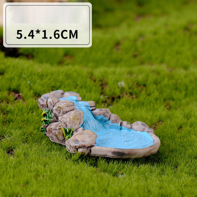 Ierobežots ķīniešu stila ornaments dārza dekorēšanai Bākas akas tilta figūriņas Miniatūras amatniecības pasaku podu dekors