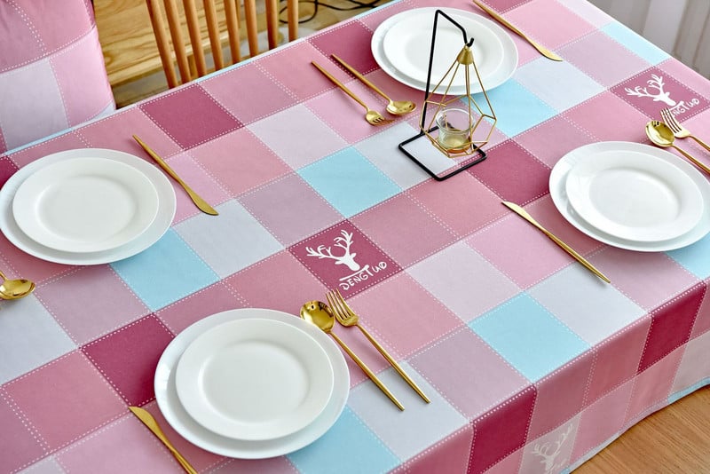 Ins Lattice szélálló terítő Vízálló terítő Esküvői dekoráció teásasztalkészlet Szép dekoratív terítő