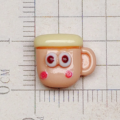 20 vnt. Naujas mini mielas animacinių filmų pienas, kava, duona ir pyragaičių serija dervos iškarpų knygelė pasidaryk pats papuošalai plaukų segtukai papuošti aksesuarus.